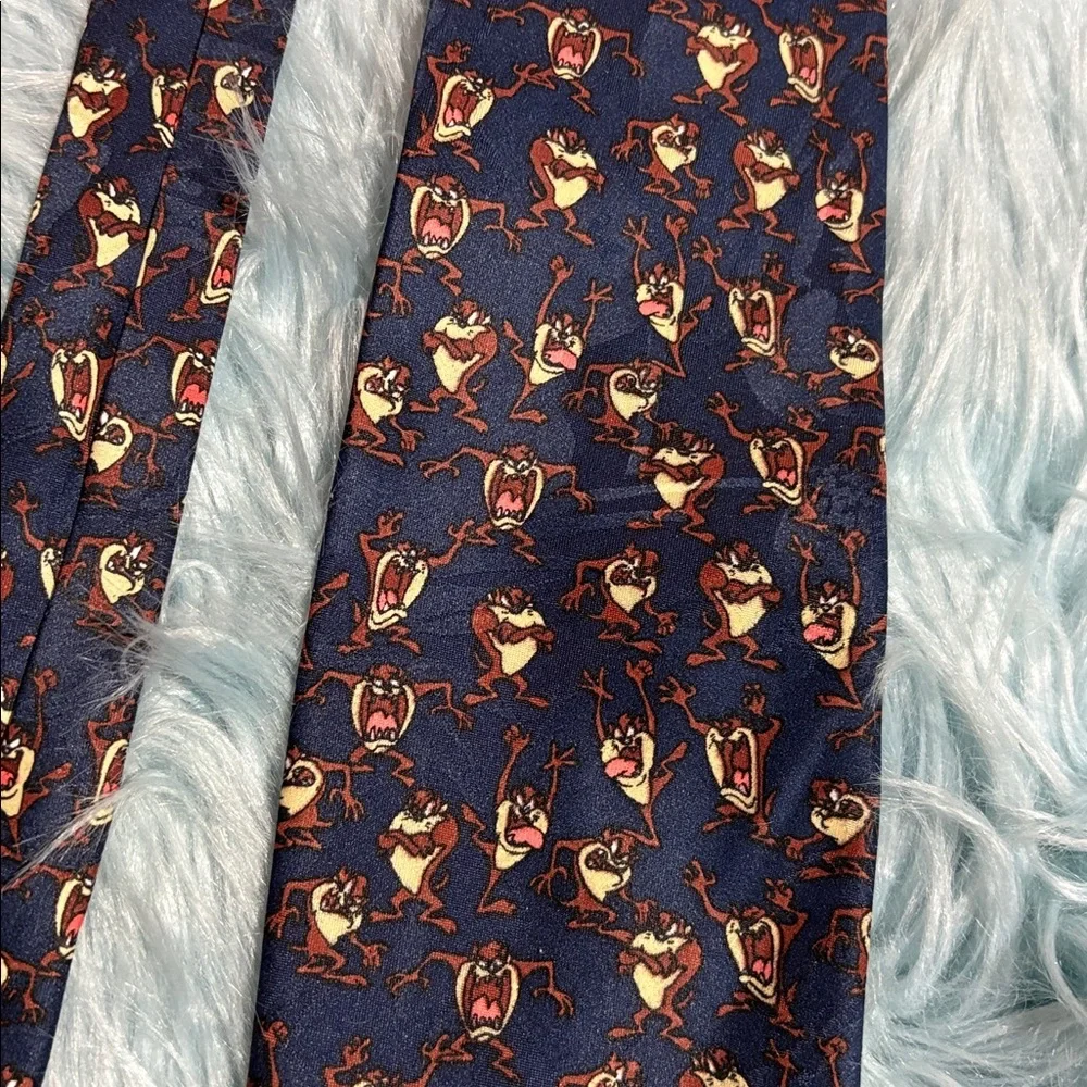 Vintage ‘90’s Looney Tunes Tasmanian Devil Navy Tie